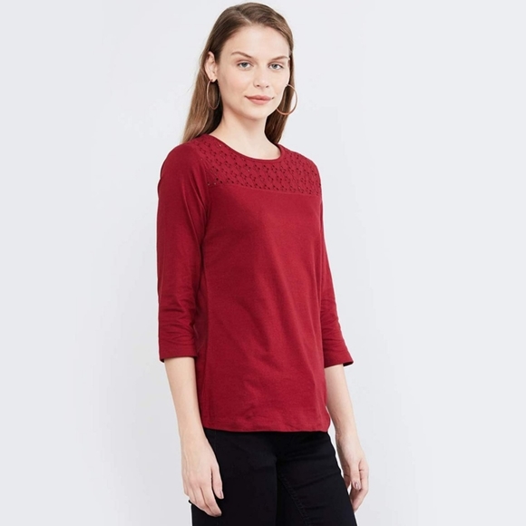 ❤️❤️❤️Max Maroon Top - Picture 6 of 13